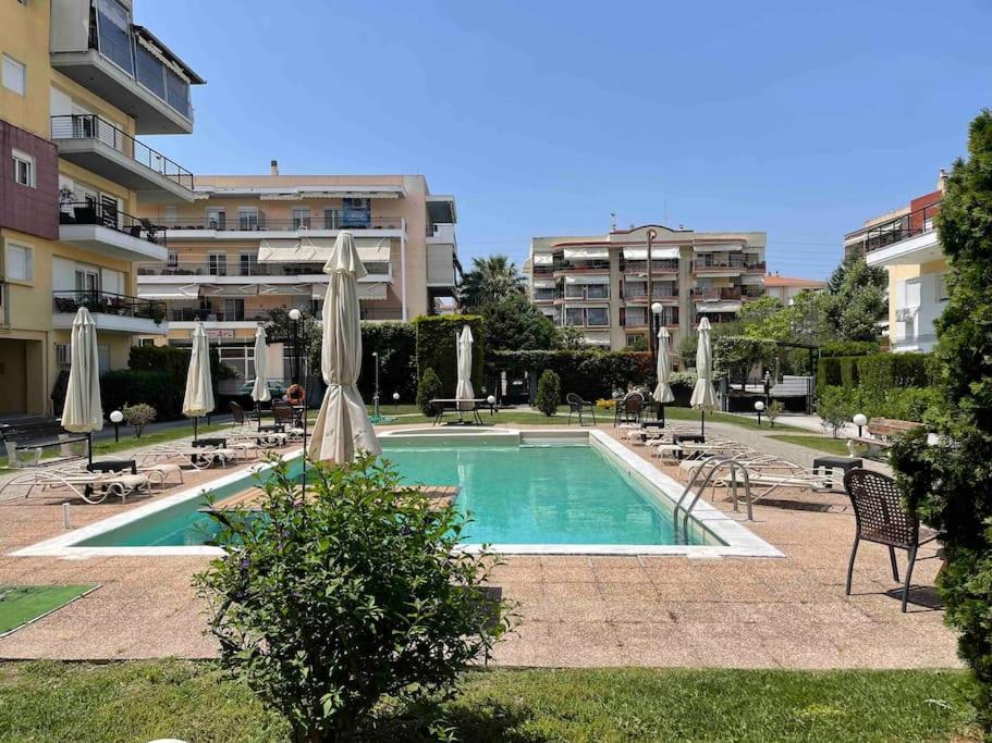 Jimmy'S Pool Apartment Peraía Dış mekan fotoğraf